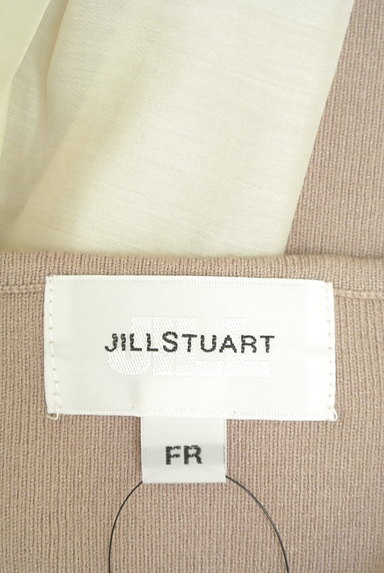 JILL by JILLSTUART（ジルバイジルスチュアート）の古着「シアースリーブのニットアップ（セットアップ（ジャケット＋スカート））」大画像６へ
