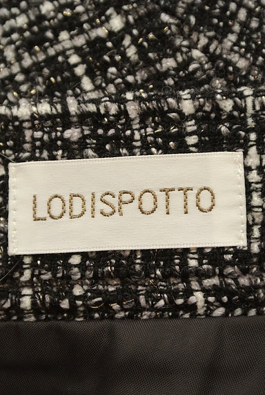 LODISPOTTO（ロディスポット）の古着「膝上丈チェック柄織地ラメフレアスカート（スカート）」大画像６へ