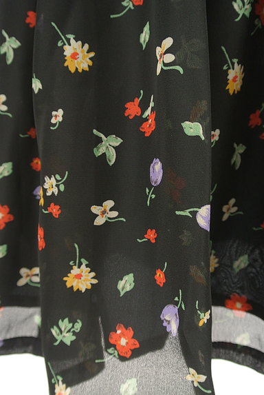 Ninamew（ニーナミュウ）の古着「レトロ小花柄フレアミニスカート（ミニスカート）」大画像５へ
