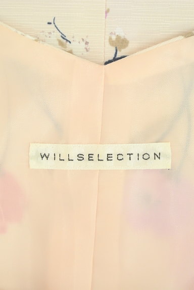 WILLSELECTION（ウィルセレクション）の古着「フリル袖花柄美ラインワンピース（ワンピース・チュニック）」大画像６へ