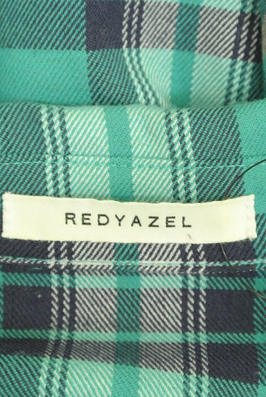 REDYAZEL（レディアゼル）の古着「チェック柄フレアシャツワンピース（ワンピース・チュニック）」大画像６へ