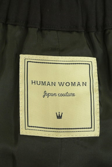 HUMAN WOMAN（ヒューマンウーマン）の古着「チェック織地のワイドパンツ（パンツ）」大画像６へ