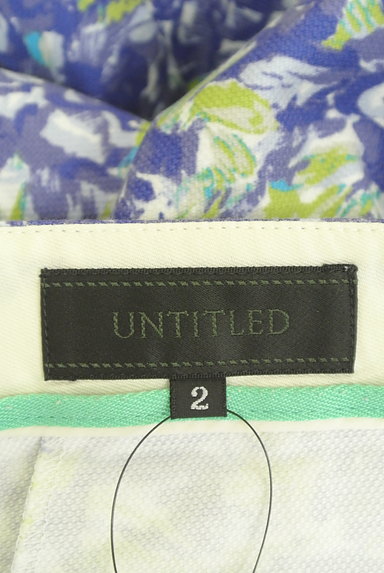 UNTITLED（アンタイトル）の古着「手描き風花柄スキニーパンツ（パンツ）」大画像６へ