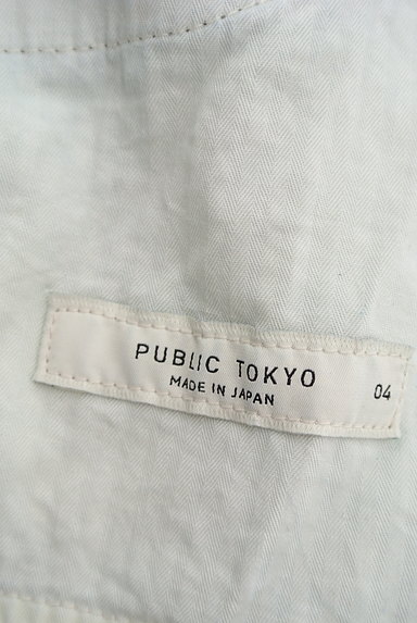 PUBLIC TOKYO（パブリックトウキョウ）の古着「センタープレスワイドパンツ（デニムパンツ）」大画像６へ