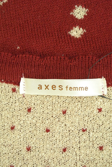 axes femme（アクシーズファム）の古着「花柄ニットワンピース（ワンピース・チュニック）」大画像６へ