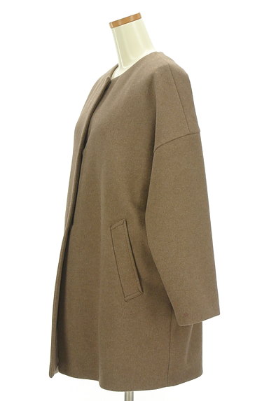 LAUTREAMONT（ロートレアモン）の古着「中綿インナー付きノーカラーコート（コート）」大画像３へ
