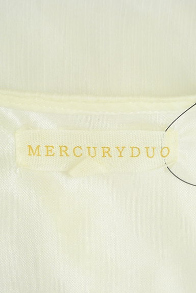 MERCURYDUO（マーキュリーデュオ）の古着「ビーズ刺繍シフォンミニワンピース（ワンピース・チュニック）」大画像６へ