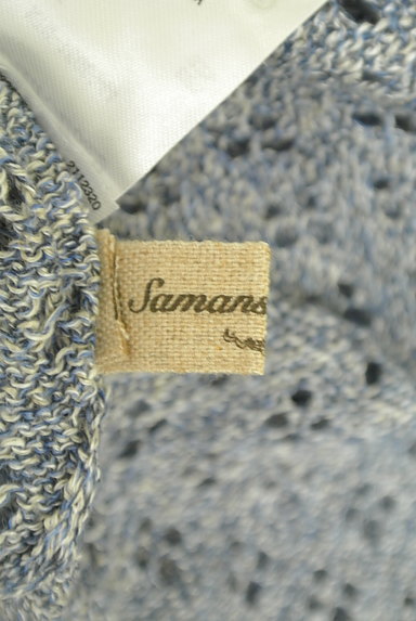 SM2（サマンサモスモス）の古着「透かし編みコットンリネンニットカーデ（カーディガン・ボレロ）」大画像６へ