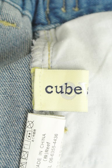 CUBE SUGAR（キューブシュガー）の古着「ワイドデニムパンツ（デニムパンツ）」大画像６へ