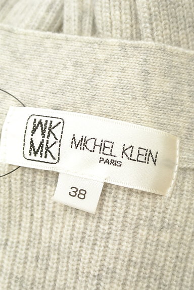 MK MICHEL KLEIN（エムケーミッシェルクラン）の古着「Ｖネックラグランスリーブニット（ニット）」大画像６へ