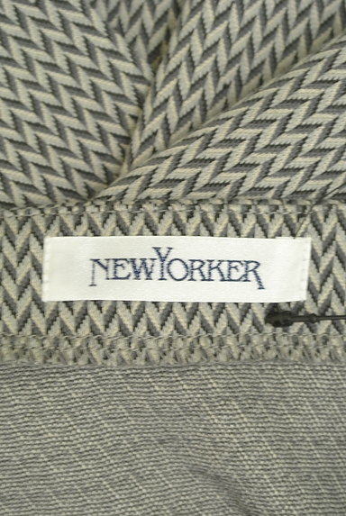 NEW YORKER（ニューヨーカー）の古着「幾何学ヘリンボーン柄カットソー（カットソー・プルオーバー）」大画像６へ