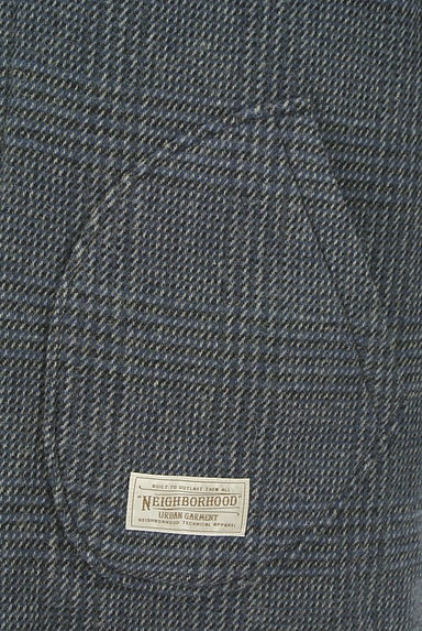 NEIGHBORHOOD（ネイバーフッド）の古着「ミドル丈チェック柄起毛ウールコート（コート）」大画像５へ