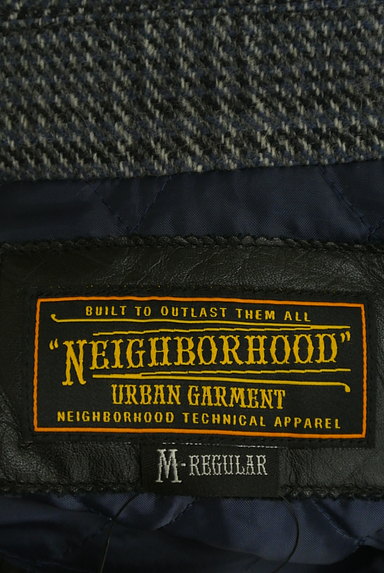 NEIGHBORHOOD（ネイバーフッド）の古着「ミドル丈チェック柄起毛ウールコート（コート）」大画像６へ