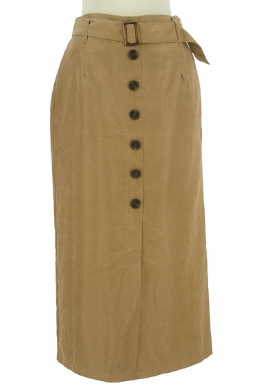 Melan Cleuge（メランクルージュ）の古着「ベルト付きロングタイトスカート（ロングスカート・マキシスカート）」大画像１へ