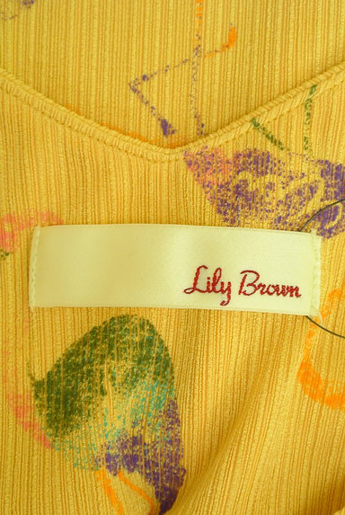 Lily Brown（リリーブラウン）の古着「フラミンゴ柄フリルカットソー（カットソー・プルオーバー）」大画像６へ