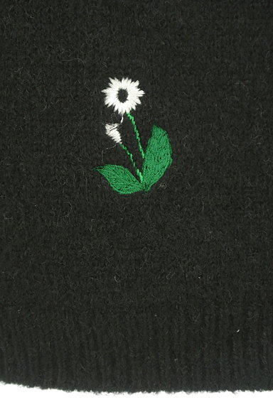 REDYAZEL（レディアゼル）の古着「花刺繍入りニットミニスカート（ミニスカート）」大画像５へ