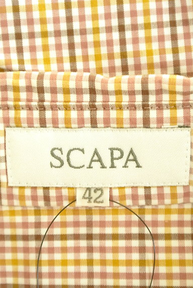 SCAPA（スキャパ）の古着「チェック柄シャツ（カジュアルシャツ）」大画像６へ