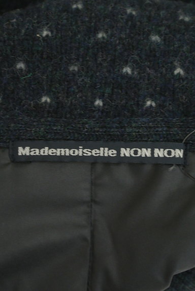 Mademoiselle NON NON（マドモアゼルノンノン）の古着「フェアアイル柄ニットジャケット（ジャケット）」大画像６へ