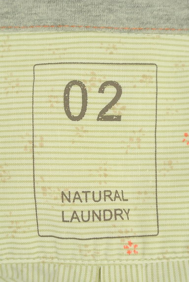 NATURAL LAUNDRY（ナチュラルランドリー）の古着「ストライプ×小花柄七分袖シャツ（カジュアルシャツ）」大画像６へ