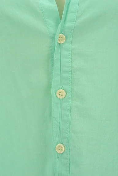 NATURAL LAUNDRY（ナチュラルランドリー）の古着「ワンポイント刺繍カラーシャツ（カジュアルシャツ）」大画像５へ
