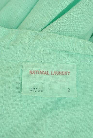 NATURAL LAUNDRY（ナチュラルランドリー）の古着「ワンポイント刺繍カラーシャツ（カジュアルシャツ）」大画像６へ