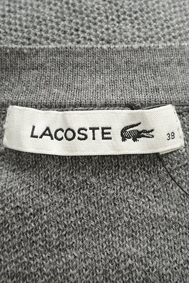 LACOSTE（ラコステ）の古着「鹿の子編みクルーネックカーディガン（カーディガン・ボレロ）」大画像６へ