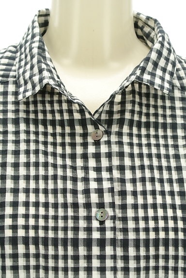 LAUTREAMONT（ロートレアモン）の古着「くしゅくしゅチェック柄シャツ（カジュアルシャツ）」大画像４へ