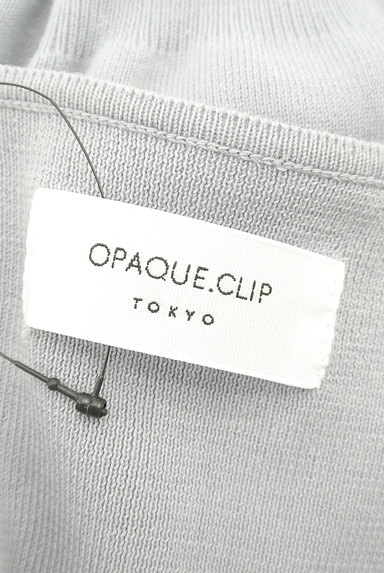 OPAQUE.CLIP（オペークドットクリップ）の古着「キーネックドロップショルダーニット（ニット）」大画像６へ