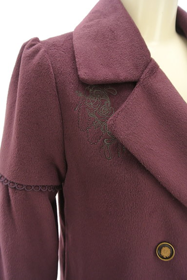 axes femme（アクシーズファム）の古着「刺繍入りロングコート（コート）」大画像４へ