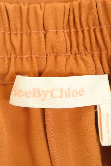 See by Chloe（シーバイクロエ）の古着「カラーギャザーフレアワイドパンツ（パンツ）」大画像６へ