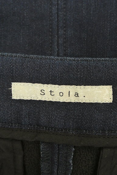 Stola.（ストラ）の古着「飾りボタン付き裏起毛デニムミニスカ（スカート）」大画像６へ