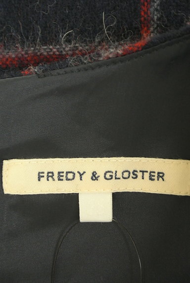 FREDY&GLOSTER（フレディ＆グロスター）の古着「チェック柄ウール混ワンピース（ワンピース・チュニック）」大画像６へ