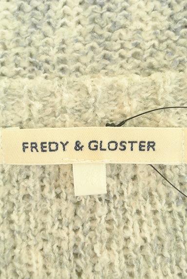 FREDY&GLOSTER（フレディ＆グロスター）の古着「Vネックサイドスリットニット（ニット）」大画像６へ