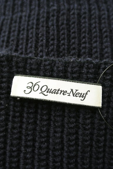36 Quatre-Neuf（カトルナフ）の古着「ボートネックドロップショルダーニット（ニット）」大画像６へ