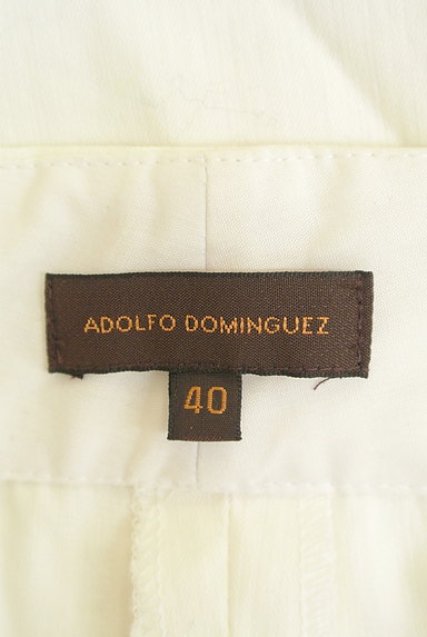 ADOLFO DOMINGUEZ（アドルフォドミンゲス）の古着「ステッチホワイトパンツ（パンツ）」大画像６へ