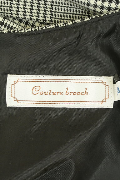 Couture Brooch（クチュールブローチ）の古着「ウエストリボンチェック柄ワンピース（ワンピース・チュニック）」大画像６へ