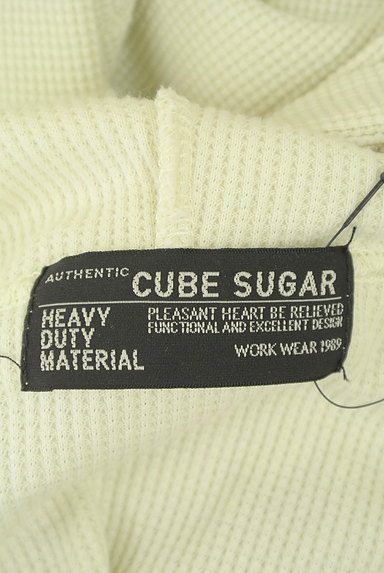 CUBE SUGAR（キューブシュガー）の古着「ワッフルパーカーワンピース（ワンピース・チュニック）」大画像６へ