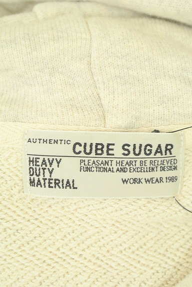 CUBE SUGAR（キューブシュガー）の古着「スウェットパーカーワンピース（ワンピース・チュニック）」大画像６へ