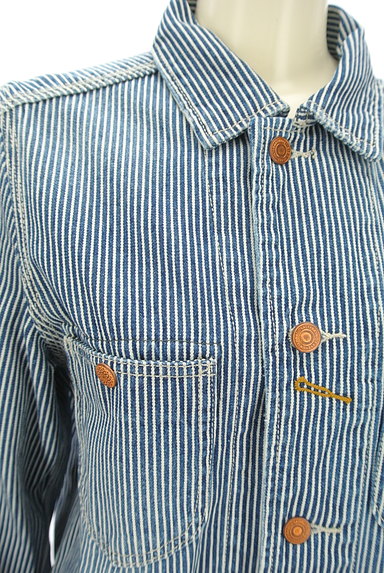 CUBE SUGAR（キューブシュガー）の古着「ロングワークシャツ（ブルゾン・スタジャン）」大画像４へ