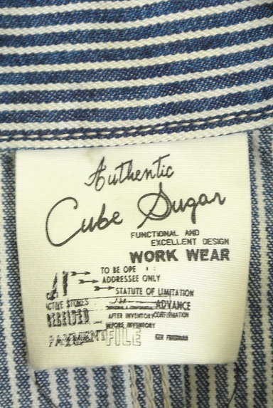 CUBE SUGAR（キューブシュガー）の古着「ロングワークシャツ（ブルゾン・スタジャン）」大画像６へ