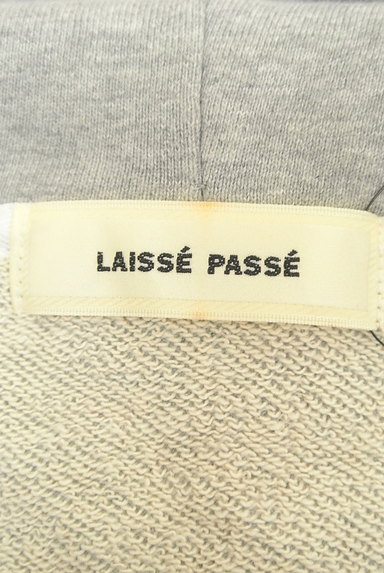 LAISSE PASSE（レッセパッセ）の古着「ギャザー入りフェミニンパーカー（スウェット・パーカー）」大画像６へ