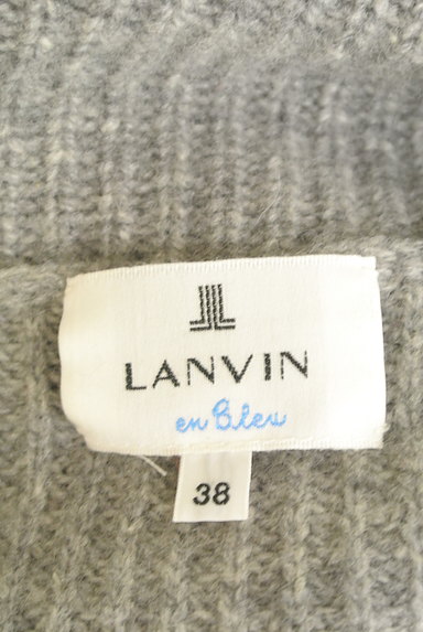 LANVIN en Bleu（ランバンオンブルー）の古着「簡単レイヤードニットワンピース（ワンピース・チュニック）」大画像６へ
