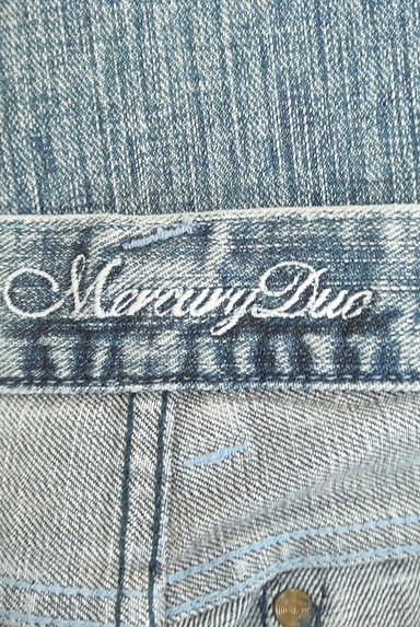 MERCURYDUO（マーキュリーデュオ）の古着「ハイウォッシュロールアップジーンズ（デニムパンツ）」大画像６へ
