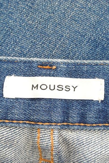 MOUSSY（マウジー）の古着「ダメージスリムテーパードジーンズ（デニムパンツ）」大画像６へ