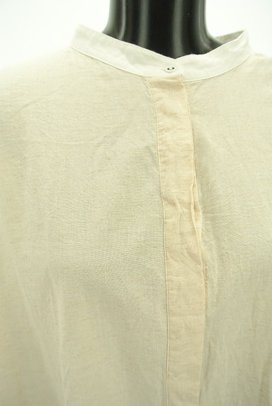 SM2（サマンサモスモス）の古着「９分袖コットンリネンロングシャツ（ブラウス）」大画像４へ