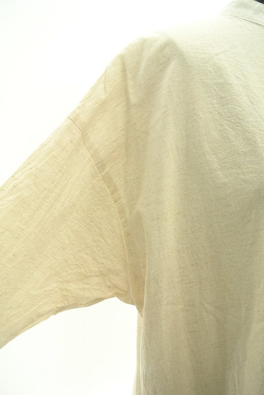 SM2（サマンサモスモス）の古着「９分袖コットンリネンロングシャツ（ブラウス）」大画像５へ