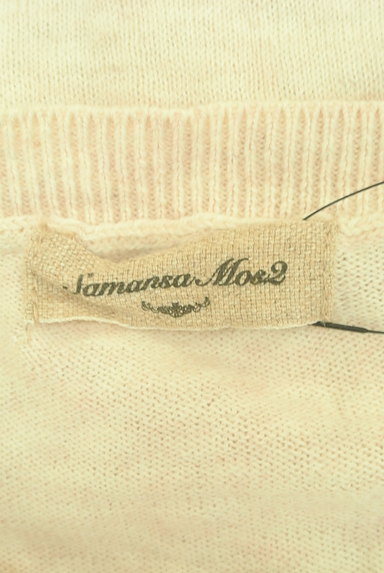 SM2（サマンサモスモス）の古着「ワンポイント刺繍ニットカーデ（カーディガン・ボレロ）」大画像６へ
