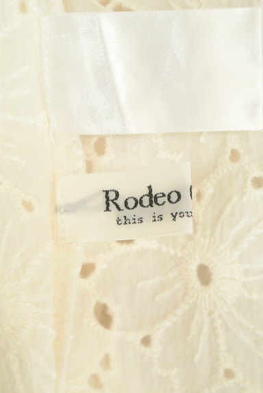 RODEO CROWNS（ロデオクラウン）の古着「花柄レースVネックカットソー（カットソー・プルオーバー）」大画像６へ