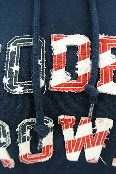 RODEO CROWNS（ロデオクラウン）の古着「アメリカンな星条旗ロゴパーカー（スウェット・パーカー）」大画像４へ