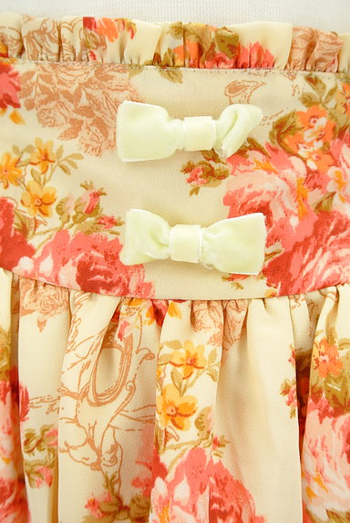 LIZ LISA（リズリサ）の古着「バックリボン花柄ミニスカート（ミニスカート）」大画像４へ